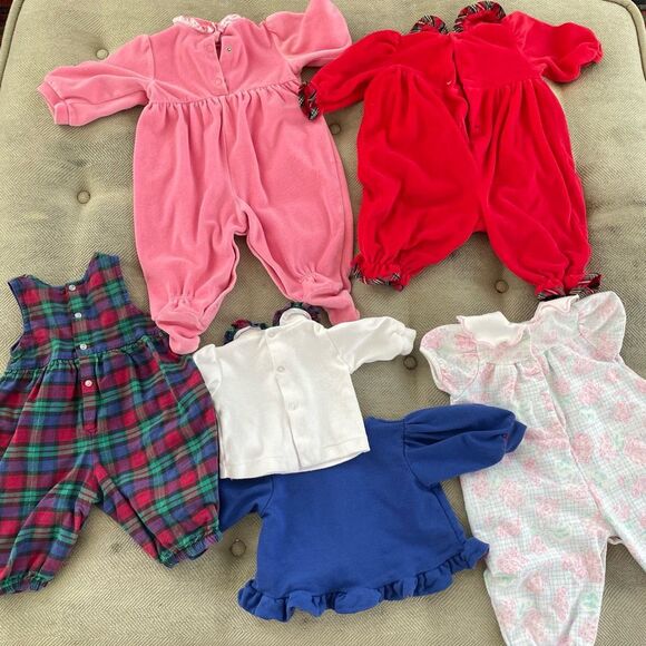Vintage 80s 6pc Lot Baby Dior Osh Kosh B’Gosh Togs 3-6 Month Girl - Picture 10 of 10